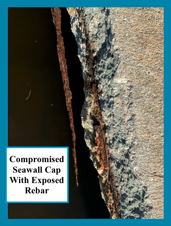 Seawall Rust Crack